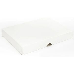 221 x 159 x 32mm - White Gift Boxes - Lid - 25 Lids