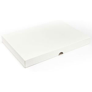 312 x 217 x 32mm - White Gift Boxes - Lid - 10 Lids