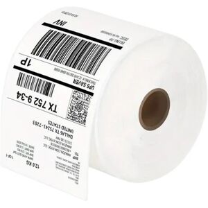 102 x 152mm (4 x 6) Thermal Printer Labels - 1 Roll