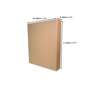 Double Wall Cardboard Boxes - 550 x 450 x 100mm - 15 Boxes