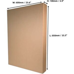 Double Wall Cardboard Boxes - 850 x 600 x 100mm - 15 Boxes