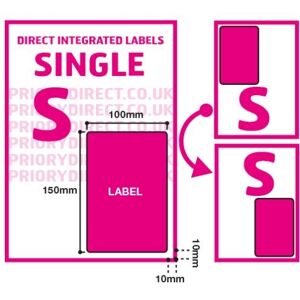 Royal Mail 2D Barcode Labels - Single Style S - 1,000 Sheets