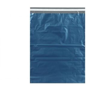 Recycled Metallic Blue Poly Mailer - 216 x 356mm - 1,000 Bags