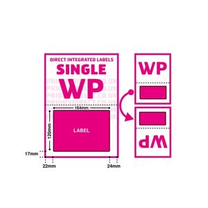 Royal Mail Integrated Labels - Single Style WP With Perforation - 1,000 Sheets
