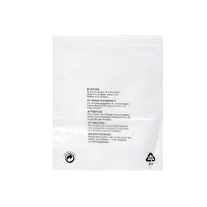 Clear Polypropylene Garment Bags - 300 x 375mm - 1,000 Bags