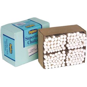 White Chalk Sticks - 144 Chalk Sticks