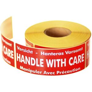 Handle With Care Labels  - 500 Labels