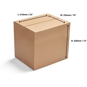 Double Wall Cardboard Boxes - 610 x 254 x 330mm - 15 Boxes