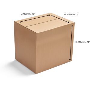 Double Wall Cardboard Boxes - 762 x 305 x 610mm - 15 Boxes