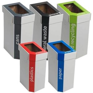 Cardboard Recycling Bin - 60 Litres  - 5 Bins