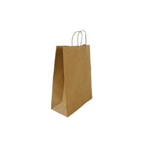 Brown Paper Carrier Bags - Twisted Handles - 320 x 140 x 420mm - 150 Bags