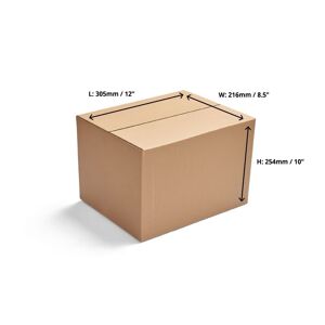 Double Wall Cardboard Boxes - 305 x 216 x 254mm - 15 Boxes