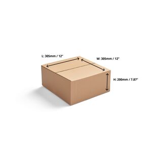 Double Wall Cardboard Boxes - 305 x 305 x 200mm - 15 Boxes