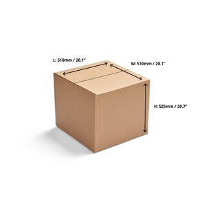 Double Wall Cardboard Boxes - 510 x 510 x 525mm - 15 Boxes