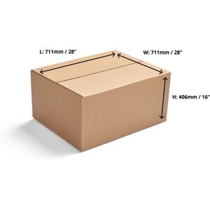 Double Wall Cardboard Boxes - 711 x 711 x 406mm - 5 Boxes