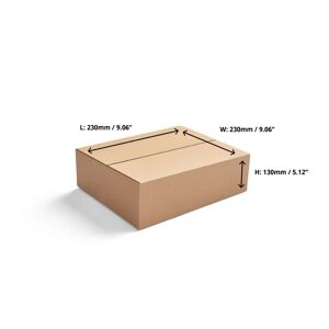 Single Wall Cardboard Boxes - 230 x 230 x 130mm - 25 Boxes