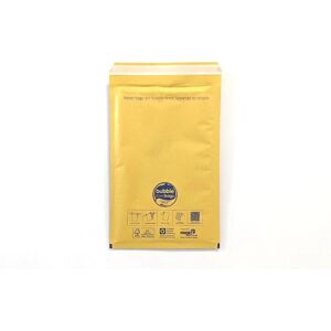 220 x 340mm - Size 3 Bubble Lined Bags - Gold - 100 Bags