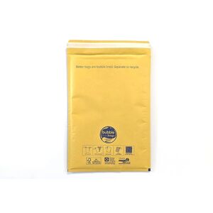 350 x 470mm - Size 7 Bubble Lined Bags - Gold - 50 Bags