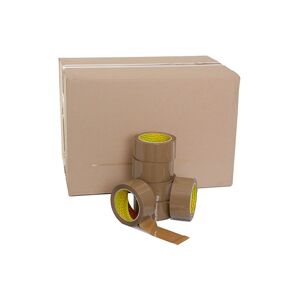 3M 309 Low Noise Brown Packing Tape - 36 Rolls
