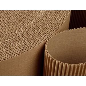 450mm x 75m Corrugated Cardboard Roll - 1 Roll