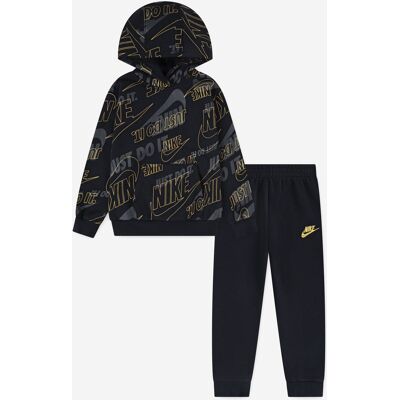 Nike Kids NSW GWM Light Weight Fleece Tracksuit in Black Nike Kids NSW GWM Light Weight Fleece Tracksuit in Black