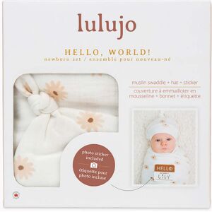 Sky Rockets Lulujo - Bamboo Hat and Muslin Swaddle Blanket Gift Set - Daisies Sky Rockets Lulujo - Bamboo Hat and Muslin Swaddle Blanket Gift Set - Daisies