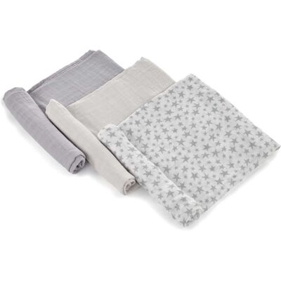 Jané Bamboo Muslin 80x80cm - Baby Swaddle Set Jané Bamboo Muslin 80x80cm - Baby Swaddle Set