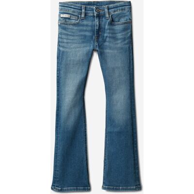 Calvin Klein Girls Mr Flare Essential Jeans in Blue Calvin Klein Girls Mr Flare Essential Jeans in Blue