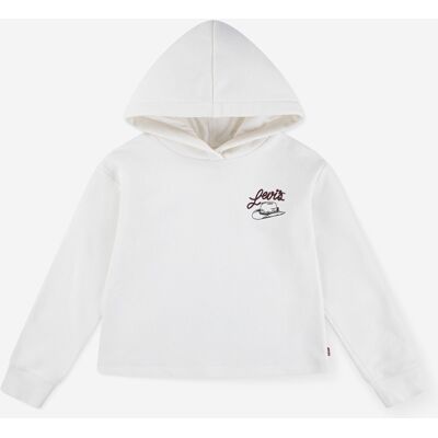 Levis Levi's Girls Meet and Greet Western Hoodie in Ivory Levis Levi's Girls Meet and Greet Western Hoodie in Ivory