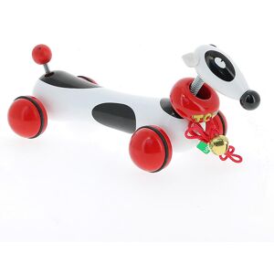 Vilac Wooden Toby The Dog Pull Along Toy, Includes Head and Tail with Springs, Bell Vilac Wooden Toby The Dog Pull Along Toy, Includes Head and Tail with Springs, Bell