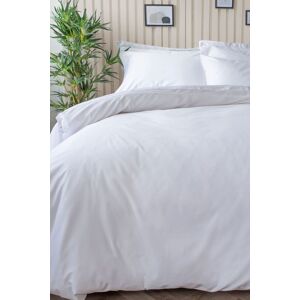Lazy Panda 300 Thread Count Bamboo Duvet Cover White Double - White - Size: Double Lazy Panda 300 Thread Count Bamboo Duvet Cover White Double - White - Size: Double