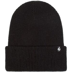 Women's 1 Pack SOCKSHOP Heat Holders Vermont Fine Rib Turnover Cuff Hat Black One Size - Black - Size: One Size Women's 1 Pack SOCKSHOP Heat Holders Vermont Fine Rib Turnover Cuff Hat Black One Size - Black - Size: One Size