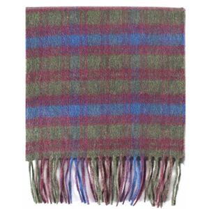 1 Pack Olive and Made In Scotland Check 100% Cashmere Scarf Unisex One Size - Great & British Knitwear - Multi Coloured - Size: One Size 1 Pack Olive and Made In Scotland Check 100% Cashmere Scarf Unisex One Size - Great & British Knitwear - Multi Coloured - Size: One Size