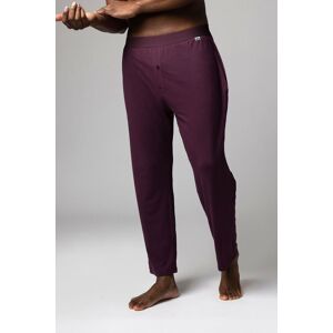 Mens 1 Pack Lazy Panda Bamboo Loungewear Selection Classic Bottoms Burgundy XX Large - Red - Size: 2X-Large