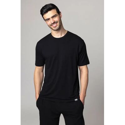 Mens 1 Pack Lazy Panda Bamboo Loungewear Selection T-Shirt Black T-Shirt Large - Black - Size: Large Mens 1 Pack Lazy Panda Bamboo Loungewear Selection T-Shirt Black T-Shirt Large - Black - Size: Large
