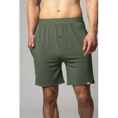 Mens 1 Pack Lazy Panda Bamboo Loungewear Selection Shorts Olive Green XX Large - Green - Size: 2X-Large Mens 1 Pack Lazy Panda Bamboo Loungewear Selection Shorts Olive Green XX Large - Green - Size: 2X-Large