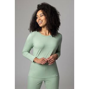 Women's 1 Pack Lazy Panda Bamboo Loungewear Selection Long Sleeved Top Green UK 12 - Green - Size: UK 12 Women's 1 Pack Lazy Panda Bamboo Loungewear Selection Long Sleeved Top Green UK 12 - Green - Size: UK 12
