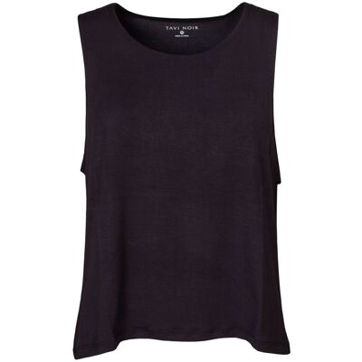 Women's 1 Pack Tavi Noir High Low Tank Top Ebony XS - Black - Size: Extra Small Women's 1 Pack Tavi Noir High Low Tank Top Ebony XS - Black - Size: Extra Small
