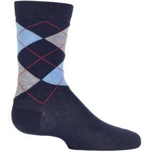 1 Pair Marine Cotton Argyle Socks Kids Unisex 6-8.5 Kids (1-3 Years) - Falke - Blue - Size: 6-8.5 Kids 1 Pair Marine Cotton Argyle Socks Kids Unisex 6-8.5 Kids (1-3 Years) - Falke - Blue - Size: 6-8.5 Kids