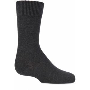 1 Pair Anthracite Melange Comfort Wool Plain Socks Kids Unisex - Falke - Black - Size: 6-8.5 Kids 1 Pair Anthracite Melange Comfort Wool Plain Socks Kids Unisex - Falke - Black - Size: 6-8.5 Kids