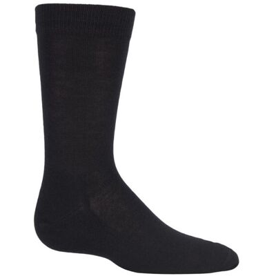 1 Pair Black Family Casual Cotton Socks Kids Unisex 3-5.5 Kids (6-24 Months) - Falke - Black - Size: 3-5.5 Kids 1 Pair Black Family Casual Cotton Socks Kids Unisex 3-5.5 Kids (6-24 Months) - Falke - Black - Size: 3-5.5 Kids