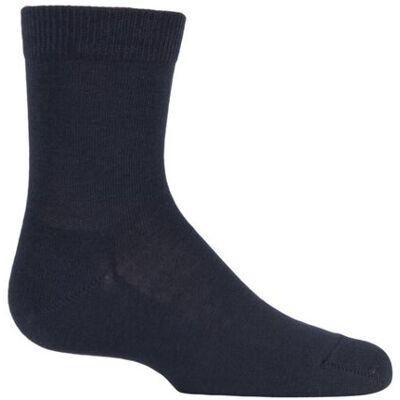 1 Pair Dark Marine Back to School Plain Cotton Socks Kids Unisex 3-5.5 Kids (6-24 Months) - Falke - Blue - Size: 3-5.5 Kids 1 Pair Dark Marine Back to School Plain Cotton Socks Kids Unisex 3-5.5 Kids (6-24 Months) - Falke - Blue - Size: 3-5.5 Kids