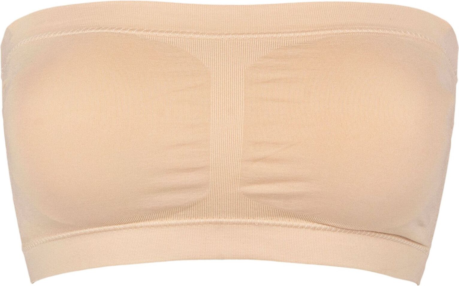 SockShop Ladies 1 Pack Ambra Bare Essentials Bandeau Bra Underwear Rose Beige UK 10-12  - Skin Tones - Size: UK 10-12