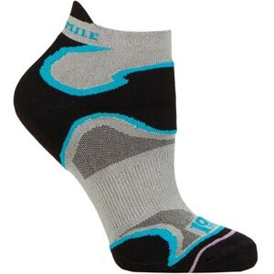 Mens and Women's 1 Pair 1000 Mile Multi Sport Fusion Socklet Socks Silver / Kingfisher 3-5.5 Ladies - Grey - Size: Small Mens and Women's 1 Pair 1000 Mile Multi Sport Fusion Socklet Socks Silver / Kingfisher 3-5.5 Ladies - Grey - Size: Small