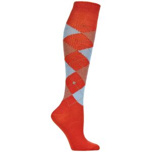 Women's 1 Pair Burlington Whitby Extra Soft Argyle Knee High Socks Red / Blue 3.5-7 Ladies - Red - Size: Small Women's 1 Pair Burlington Whitby Extra Soft Argyle Knee High Socks Red / Blue 3.5-7 Ladies - Red - Size: Small