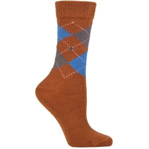 Women's 1 Pair Burlington Whitby Extra Soft Argyle Socks Rust 3.5-7 Ladies - Orange - Size: Small Women's 1 Pair Burlington Whitby Extra Soft Argyle Socks Rust 3.5-7 Ladies - Orange - Size: Small