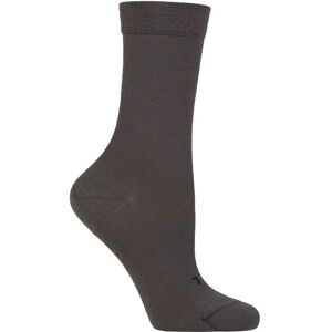 Women's 1 Pair Falke Stabilizing Wool Everyday Socks Platinum 2.5-3.5 Ladies - Grey - Size: Small Women's 1 Pair Falke Stabilizing Wool Everyday Socks Platinum 2.5-3.5 Ladies - Grey - Size: Small
