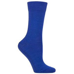 Women's 1 Pair Falke Sensitive Berlin Merino Wool Left And Right Comfort Cuff Socks Imperial Blue 2.5-5 Ladies - Blue - Size: Small Women's 1 Pair Falke Sensitive Berlin Merino Wool Left And Right Comfort Cuff Socks Imperial Blue 2.5-5 Ladies - Blue - Size: Small