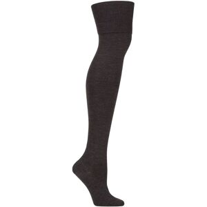 Women's 1 Pair Falke Soft Merino Wool Over the Knee Socks Anthracite 4-5 Ladies - Grey - Size: Small Women's 1 Pair Falke Soft Merino Wool Over the Knee Socks Anthracite 4-5 Ladies - Grey - Size: Small