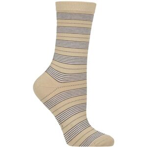 Women's 1 Pair Falke Stripe Uniform Cotton Socks Cream 39-42 - Cream - Size: Small Women's 1 Pair Falke Stripe Uniform Cotton Socks Cream 39-42 - Cream - Size: Small